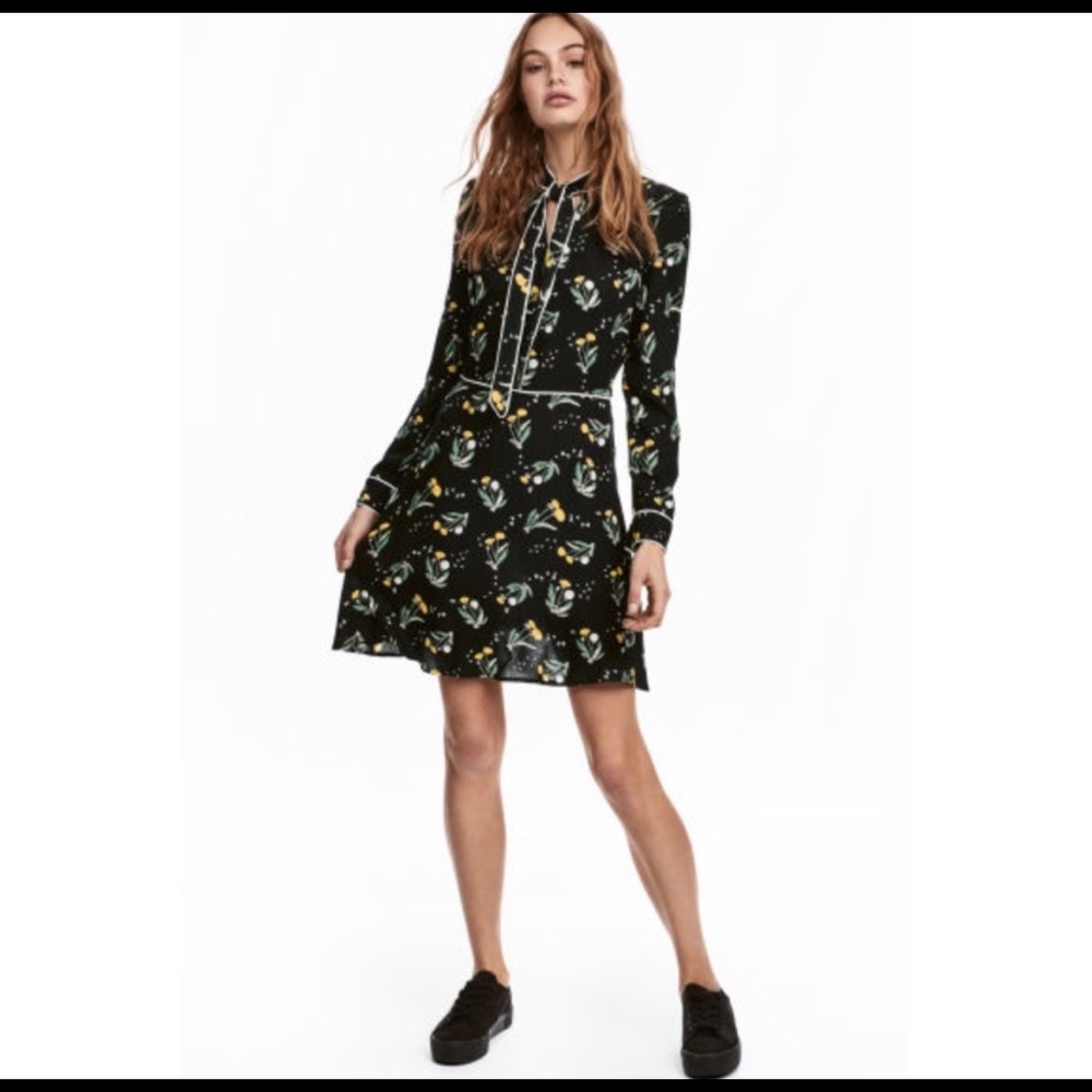 H&M long sleeve floral dress.